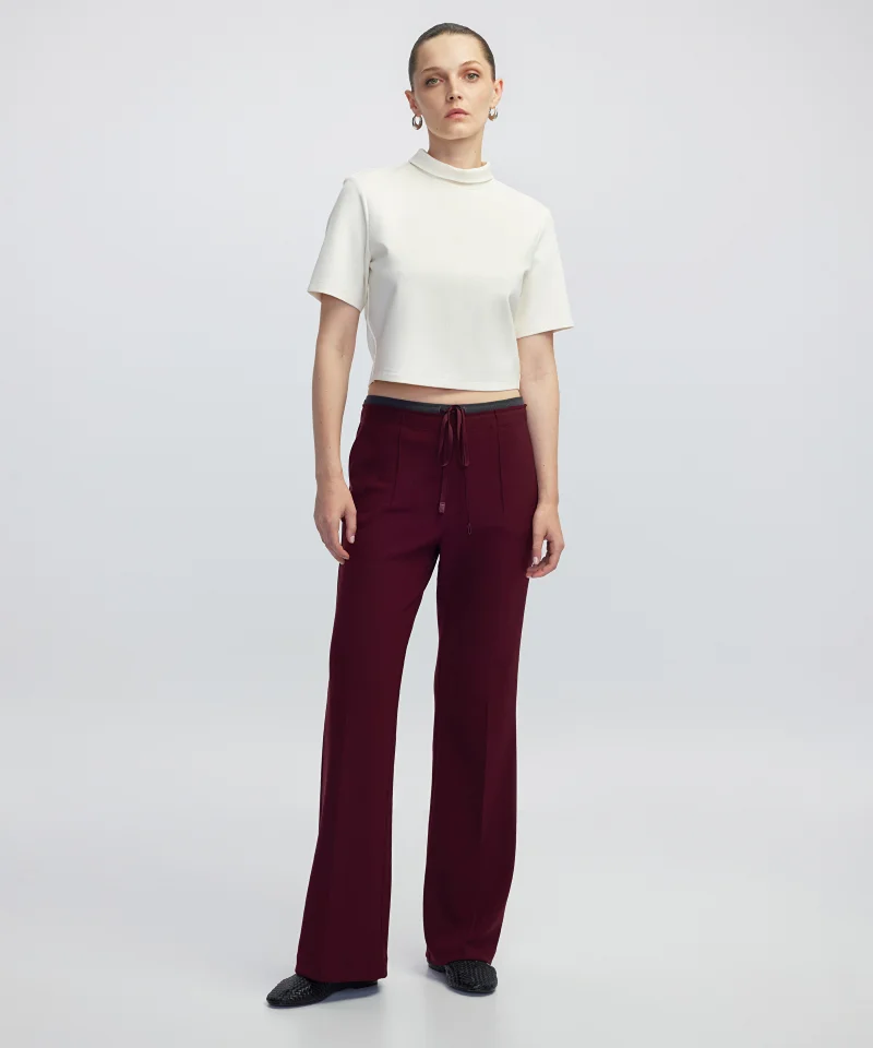 Contrast Waist Trousers