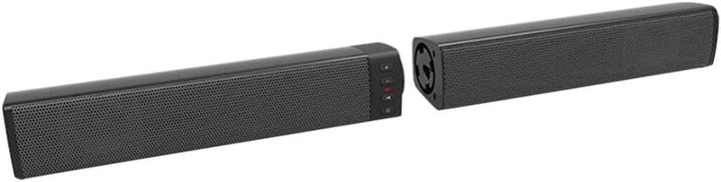 راحة مكبرات صوت ستيريو لاسلكية للتلفزيون، نظام صوت محيطي منزلي للتلفزيون، توصيل AUX/USB/بطاقة TF (أسود) - Image 2