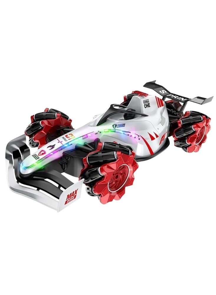 Premium Spray Racing Remote Control Car – 2.4G RC Stunt Car with LED Lights, Smoke Spray Effect & All-Terrain Wheels - Image 1