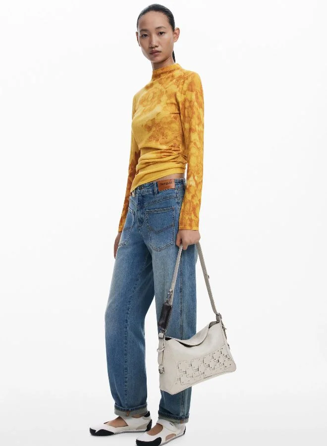 DESIGUAL Medium Studded Patch Handbag