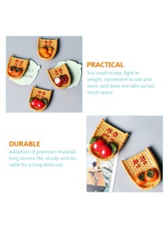 Excefore Fridge Magnets for Toddlers, 4pcs Kids Magnets Fridge Vintage Decor Frigerator Dog Motivational Food Calendar Magnets Kitchen Accessories Personalized Fridge Photo Magnet Fun Locker Mini 3D Resin  - Image 3