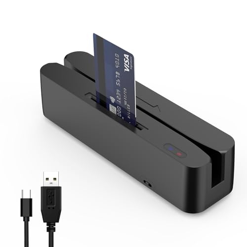 Symcode MultiFunction Magnetic Card Reader Credit Card Memory Chip CardNFC Chip Magstrip CardPSAM Cards Can be Used with Cashier Register - Image 1