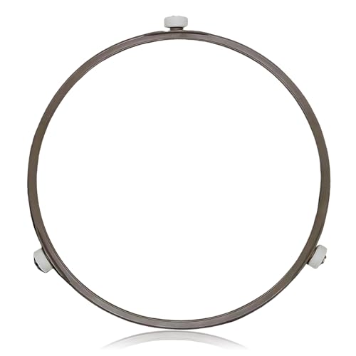 smrtcol Microwave Turntable Ring Replacement 7Inch Microwave Oven Spinner Replacement Parts with 3 Smooth Rollers Universal Fit for Most Microwaves - Image 1