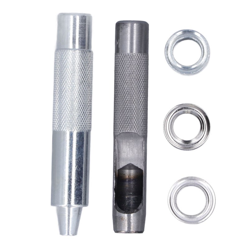 100 Sets Grommet Tool Kit Inner Diameter 12MM Eyelet Buckle Canvas Buckle Grommet Eye Tool Set with Installation Tools - Image 4