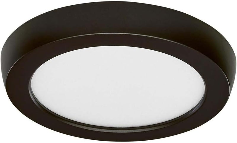 Nuvo Lighting 621702 Blink Pro  9W CCT Selectable LED Round Edge Lit Flush Mount in Utilitarian Style067 Inches Tall and 5 Inches Wide Finish Color Bronze - Image 3