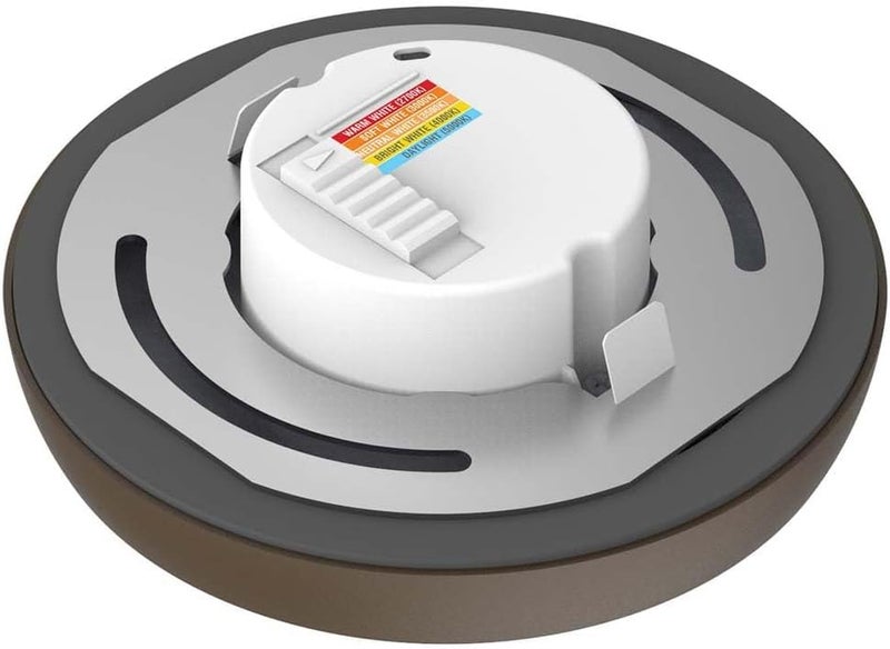 Nuvo Lighting 621702 Blink Pro  9W CCT Selectable LED Round Edge Lit Flush Mount in Utilitarian Style067 Inches Tall and 5 Inches Wide Finish Color Bronze - Image 2