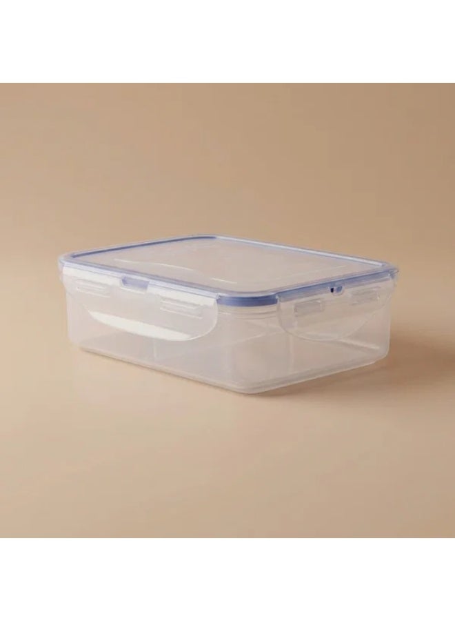 لوك آند لوك علبة تخزين طعام بلاستيك ، غطاء، 18× 12,7× 5,1 سم - شفاف - Image 1