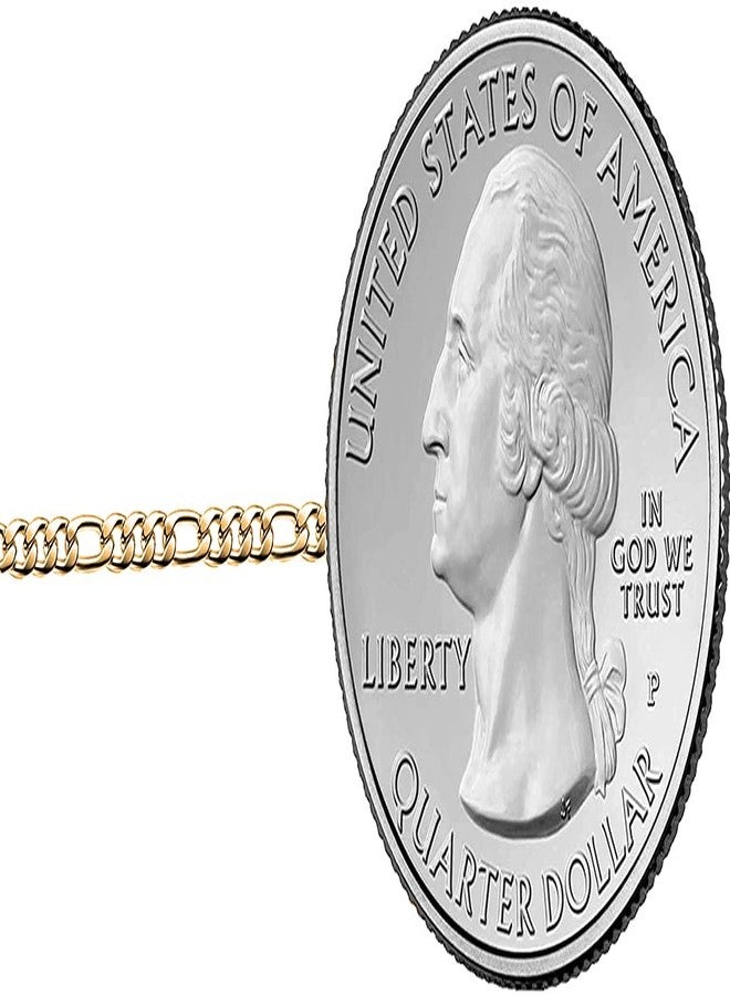 Savlano 925 Sterling Silver Chain Anklet Rope, Figaro, Mariner, Curb - 18K Gold Plated Chain Anklet Available in 9”, 10” and 11”- Inches for Women Comes with a Gift Box - Made in Italy (1.8mm Fig, 9) - Image 2