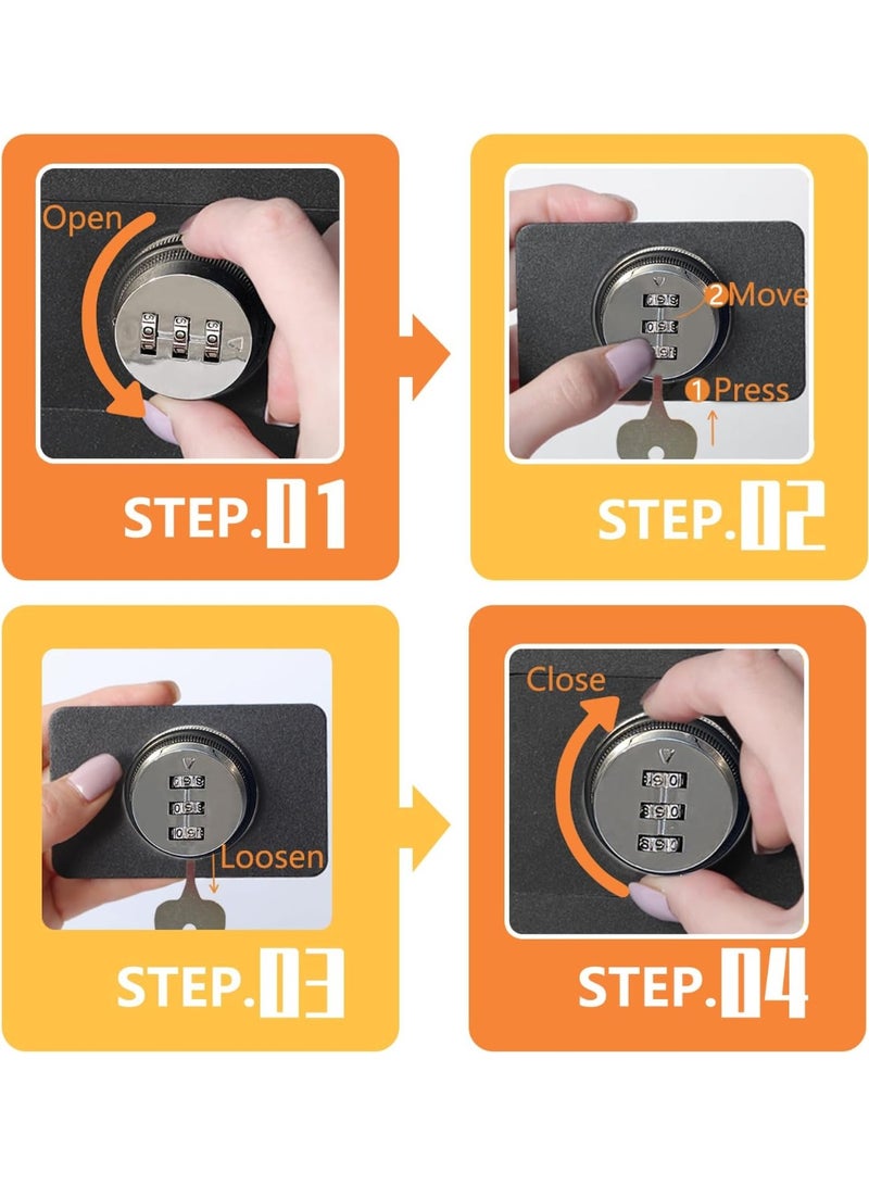 YelaJoy Piggy Bank for Adults with Password Lock & 10 Cartoon Stickers, Large Unbreakable Stainless Steel Money Saving Box, Indestructible Cash Savings Jar for Real Money, Ideal for Savings Challenges - Image 5