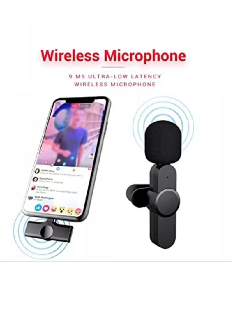 2 in 1 iphone or type-c Wireless Lavalier Microphone For IPhone, Plug Play, Portable Audio Video Recording Mic for Youtube, Live Stream, Vlog, Interview, Laptops PC - Image 3