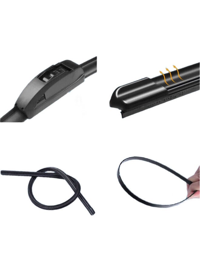 AOLIN Boneless Wiper Blade For Roewe I6/Ei6/Ei6 Max, Original Size A-Grade Rubber Strip - Image 2