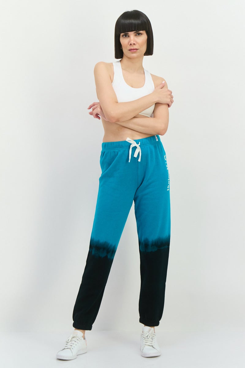 Hurley Women Sportswear Fit Outdoor Jogger Pants, Teal Green - Image 4