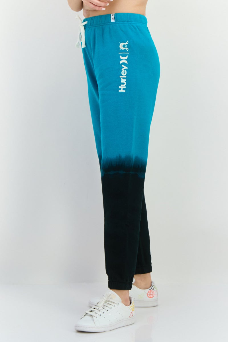 Hurley Women Sportswear Fit Outdoor Jogger Pants, Teal Green - Image 2