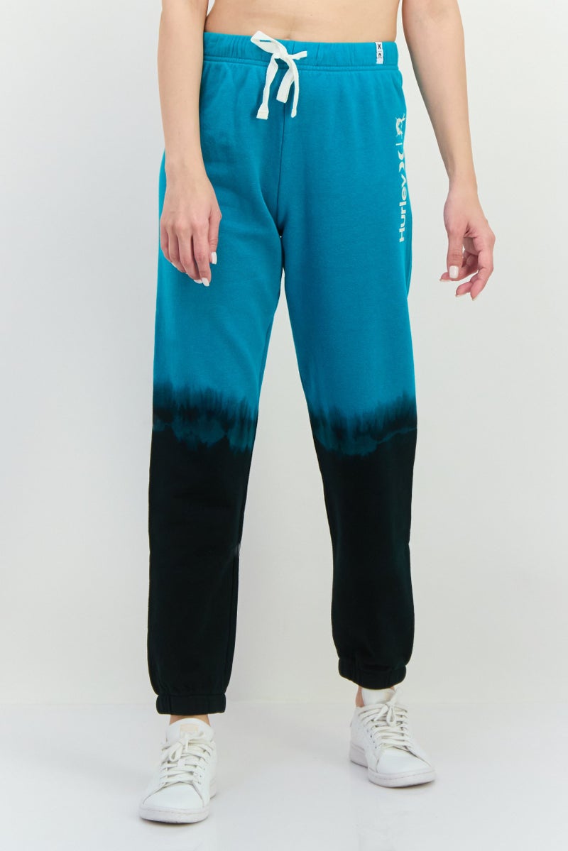 Hurley Women Sportswear Fit Outdoor Jogger Pants, Teal Green - Image 1