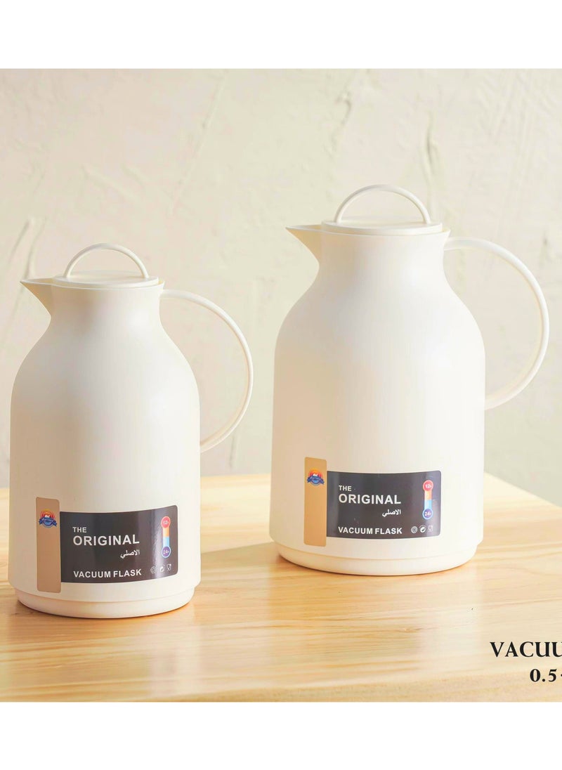 Royal Camel - Royal Camel 2-Piece Thermos Set 1L + 0.5L White Sugar - Image 1