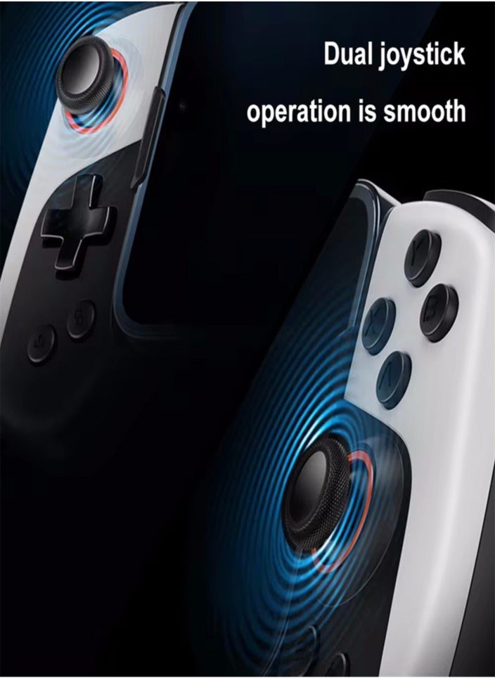 Generic - 2 IN 1 Telescopic Gamepad Type C Cooling Wireless Mobile Gaming Controller Dual Joystick 300mAh for iPhone Android Phone Switch PC - Image 1