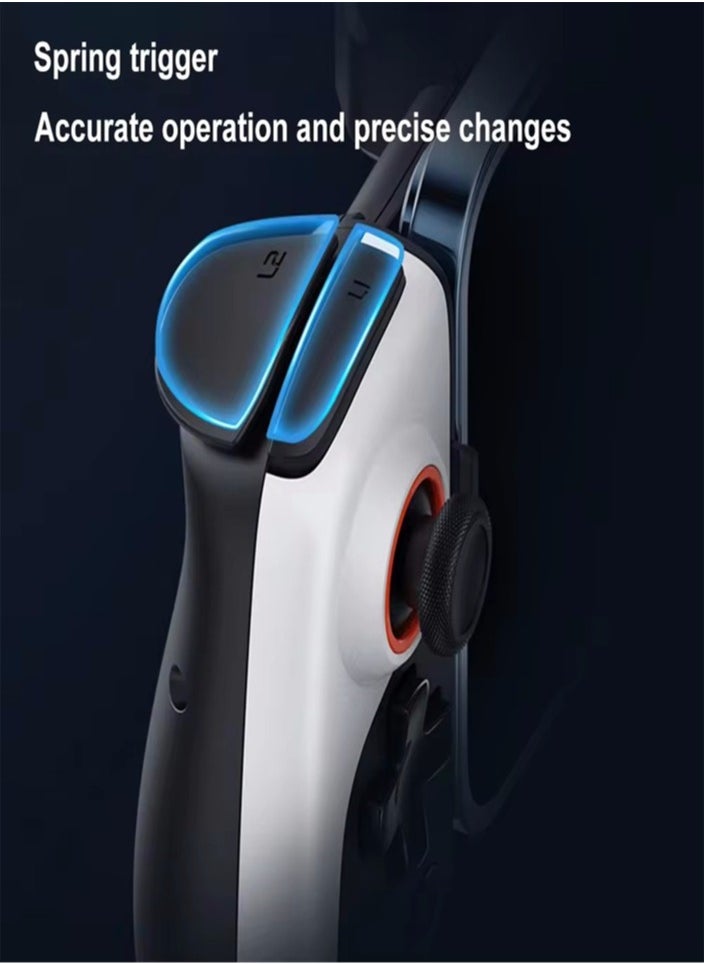 Generic - 2 IN 1 Telescopic Gamepad Type C Cooling Wireless Mobile Gaming Controller Dual Joystick 300mAh for iPhone Android Phone Switch PC - Image 1