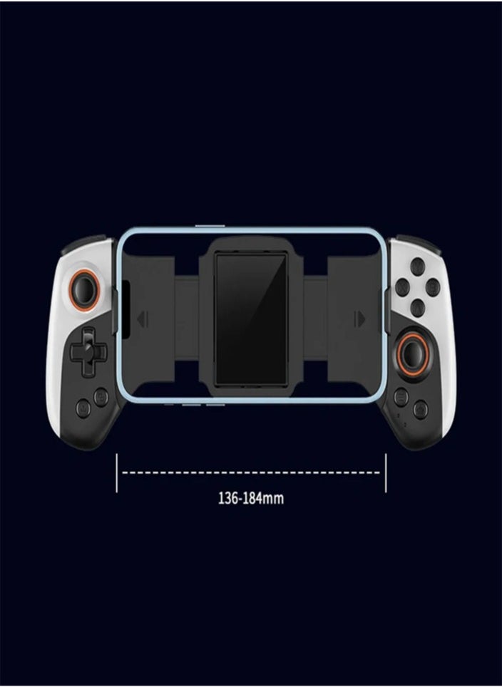 Generic - 2 IN 1 Telescopic Gamepad Type C Cooling Wireless Mobile Gaming Controller Dual Joystick 300mAh for iPhone Android Phone Switch PC - Image 1