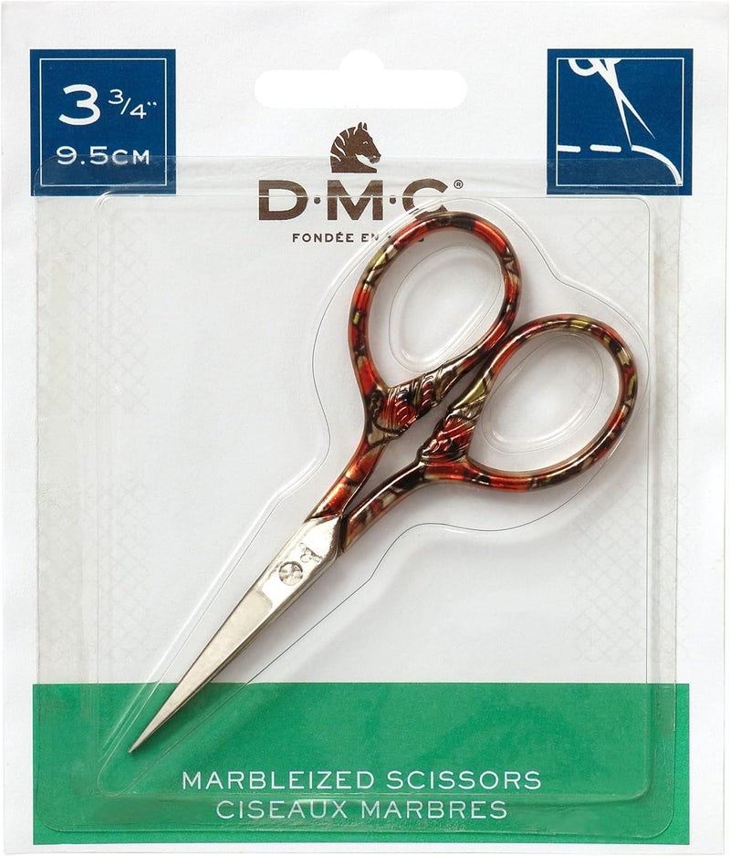 DMC 6128/3 Marbleized Scissors, 3-3/4-Inch, Golden Copper - Image 1