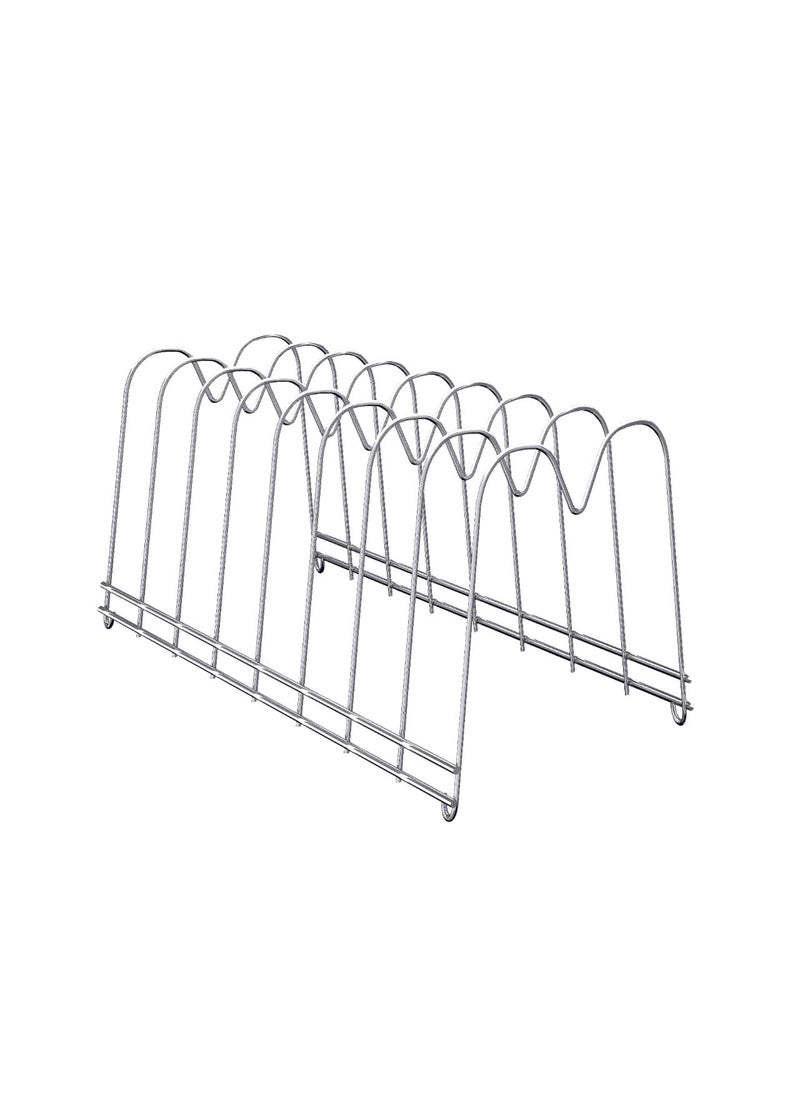 LEVON LEVON Stainless Steel Plate Rack Dish Rack Plate Stand Dish Stand Lid Holder Utensil Rack for Kitchen Size 140 X 320 X 130 mm Special Nano Coating  - Image 4