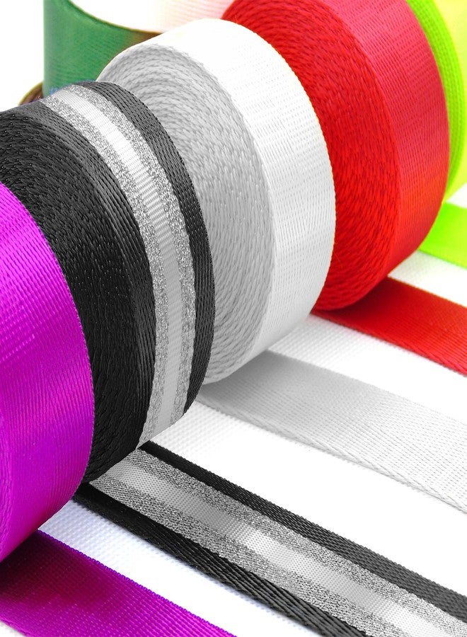 Grosun 10 Yards Nylon Webbing 1 inch 1.5 inch 2 inch Webbing Nylon Strap Backpack Straps Belt, 10 25 50 3.3 Yards Webbing (White, 1 inch) - Image 3