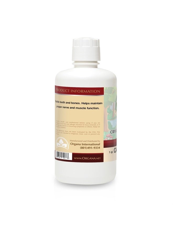 NutriNoche Organa Pure Crystalline Liquid Calcium Supplement - 30 PPM - Colloidal Minerals - Image 1