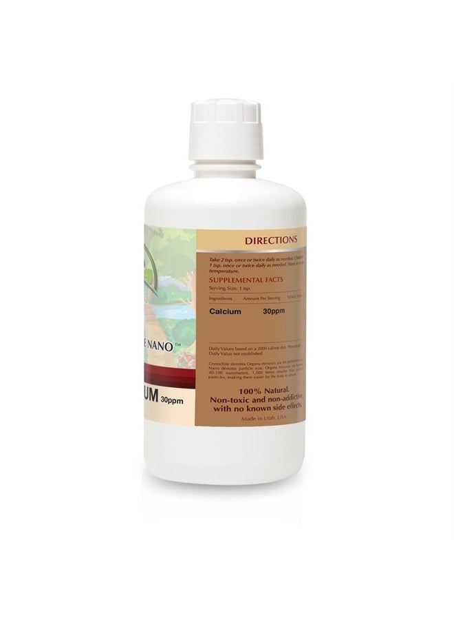 NutriNoche Organa Pure Crystalline Liquid Calcium Supplement - 30 PPM - Colloidal Minerals - Image 2