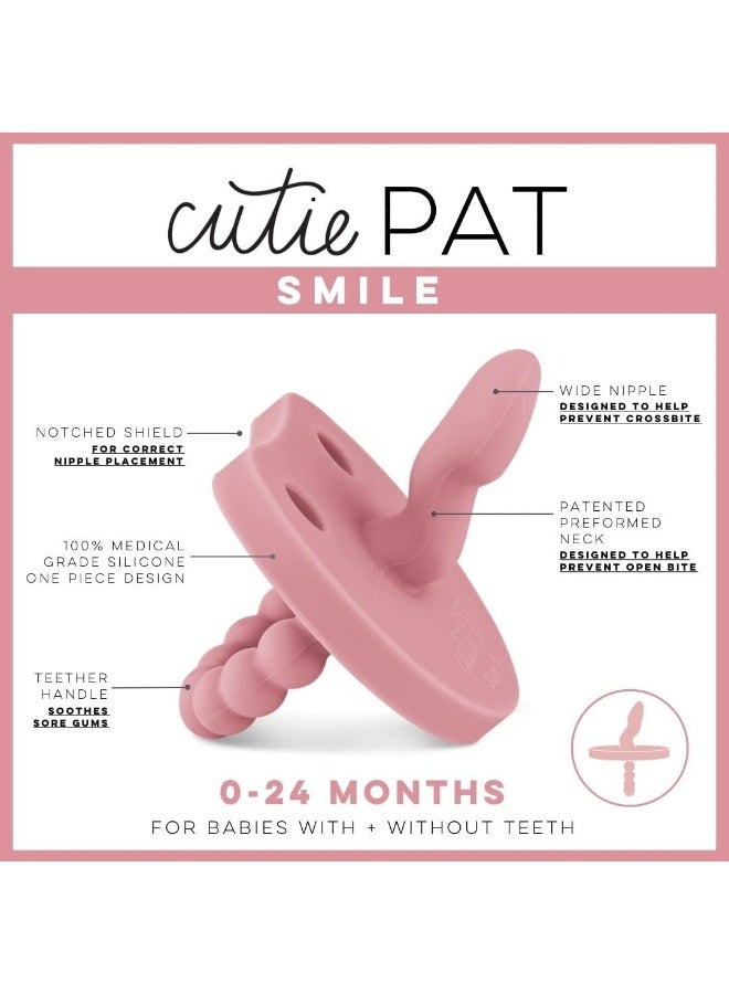 Ryan & Rose Ryan & Rose Cutie PAT Smile - Orthodontic Pro Pacifier and Teether - Image 2