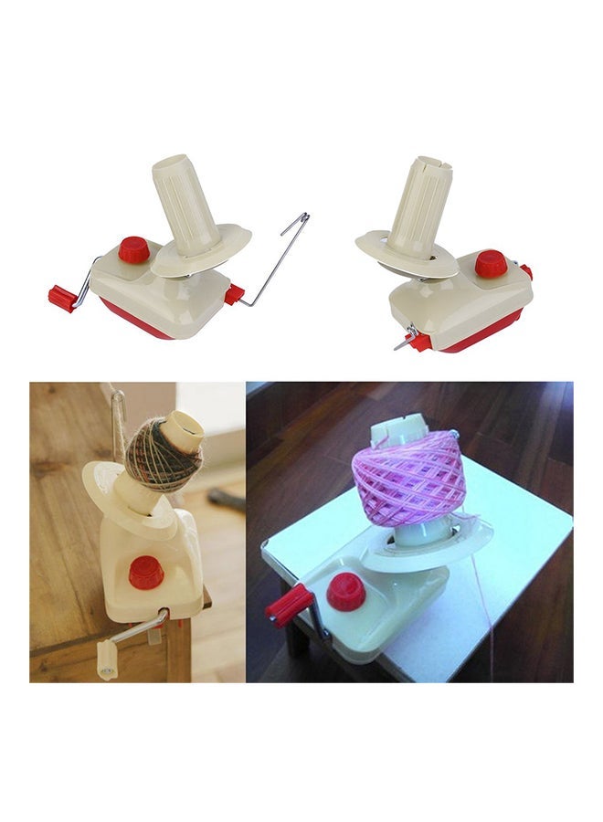 NIBEMINENT Hand Operated Thread Skein Machine Red/Grey 17x11x20cm - Image 2