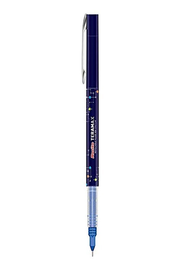 Rorito Maxtron 0.5mm Needle Point Liquid Gel Pens - Pack of 5 (Blue) - Image 1