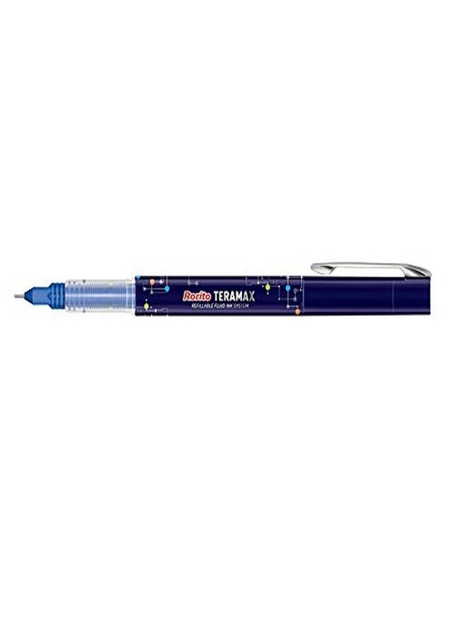 Rorito Maxtron 0.5mm Needle Point Liquid Gel Pens - Pack of 5 (Blue) - Image 2