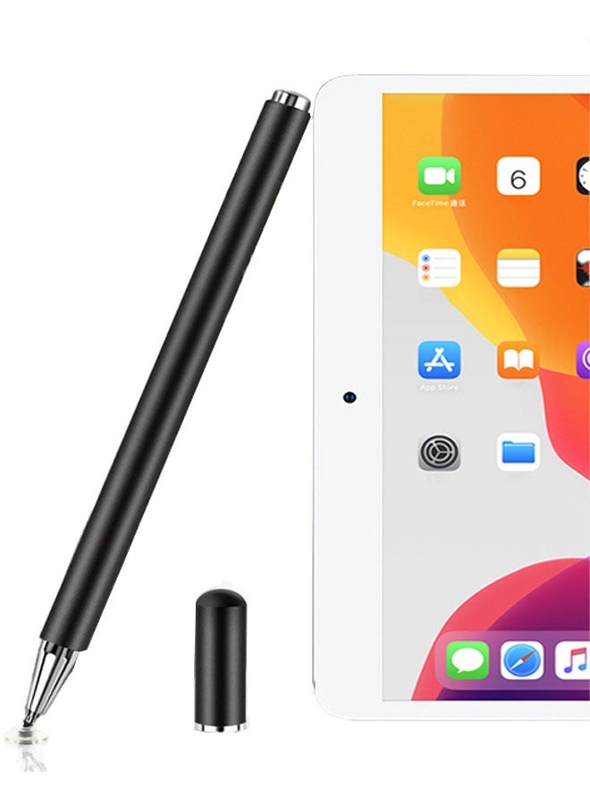 Universal Stylus Pens for Touch Screens, Sensitivity  Precision Stylus with Magnetic Suction Pen Cap, Capacitive Stylus for iPad iPhone All Universal Touch Screen Devices Writing Drawing (Black) - Image 1