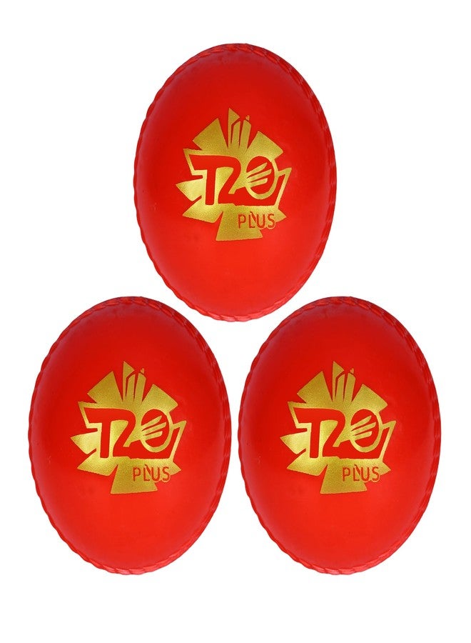 RASCO Plus Professional Cricket Ball, Red Rubber, Training and Practice Ball - Image 2