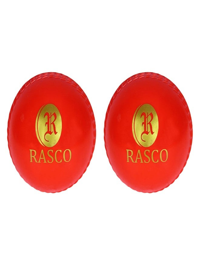 RASCO Plus Professional Cricket Ball, Red Rubber, Training and Practice Ball - Image 5