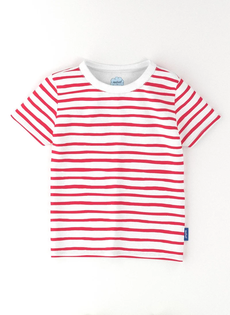 نوتيناتي نوتيناتي عبوة من قطعتين قمصان قطنية مطبوعة برسومات ومخططة للبنات