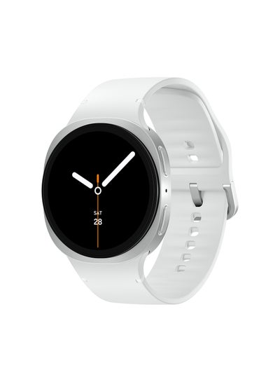 Samsung Galaxy Watch 8 44mm () GPS Smartwatch, Everyday Health Coach, Cushion Design, Dynamic Lug System, 3nm Processor, Sleep Coaching, Running Coach Silver