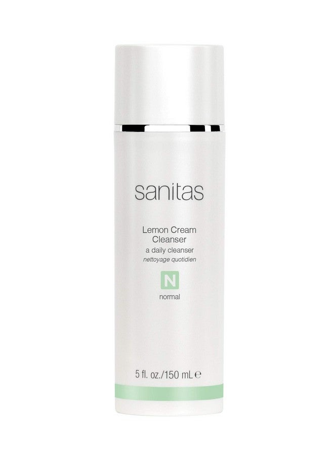Sanitas Skincare Lemon Cream Cleanser, Enriching Cleanser, Vitamin C, Vitamin E, Jojoba Oil, 5 Ounces - Image 1