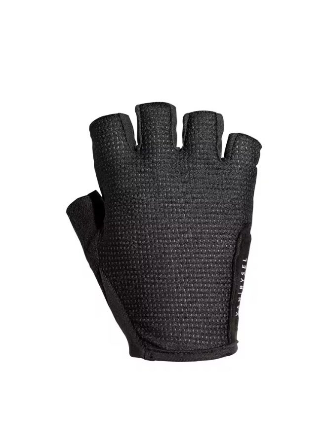 VAN RYSEL Road Cycling Gloves 500 - Black  - Image 1