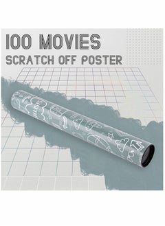 KASTWAVE Scratch Off Poster, KASTWAVE 100 Things To Do Bucket List Scratch Off Poster, 100 Dates Bucket List Scratch Poster for Room Decor, Easy to Scrape Down 24 x 16 inches  - Image 4