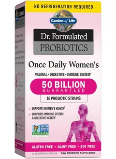 Dr. Formulated Probiotics For Women And Prebiotics 50 Billion Cfu