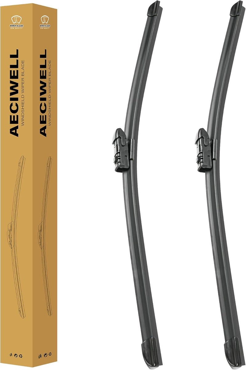 AECIWELL Windshield Wiper Set 26"+18" (Top Lock,Set of 2) Fits Subaru Outback 2020-2024,Subaru Legacy 2020-2024 Automotive Replacement Wiper Blade - Image 1