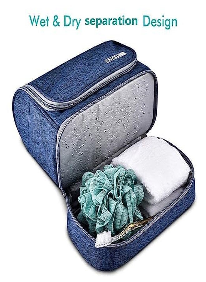 SuneshCreation Sunesh Creation Toiletry Kit Double Layer, Rich Looking Hanging Travel Hanging Toiletry Makeup Cosmetic Bag Waterproof Stylish Multipurpose Organizer for Men and Women Accessories - Image 3