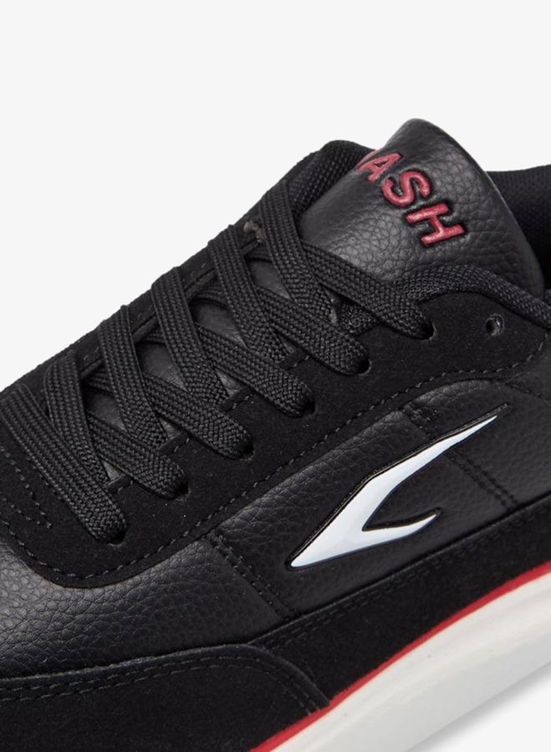 Dash Solid Lace-Up Sports Shoes - Image 4