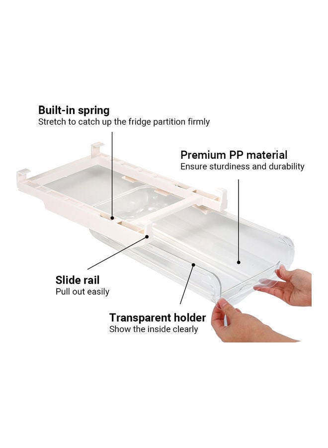 NIBEMINENT Egg Holder Transparent 33x10x19cm  - Image 5
