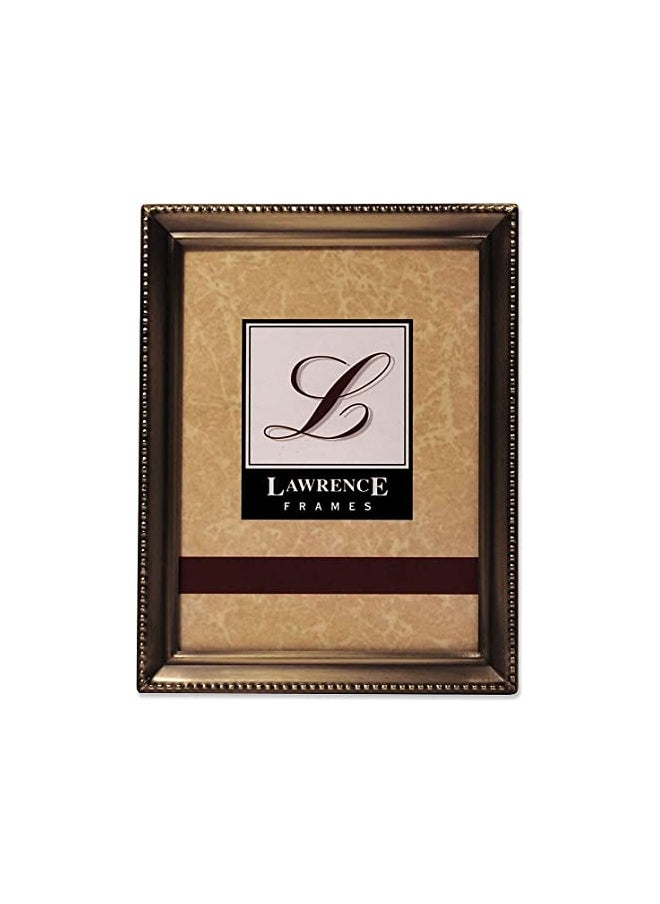 Lawrence Frames Lawrence Frames Bead Border Design, 3.5x5, Satin Gold  - Image 1