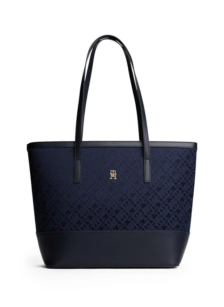 TOMMY HILFIGER Logo Jacquard Tote