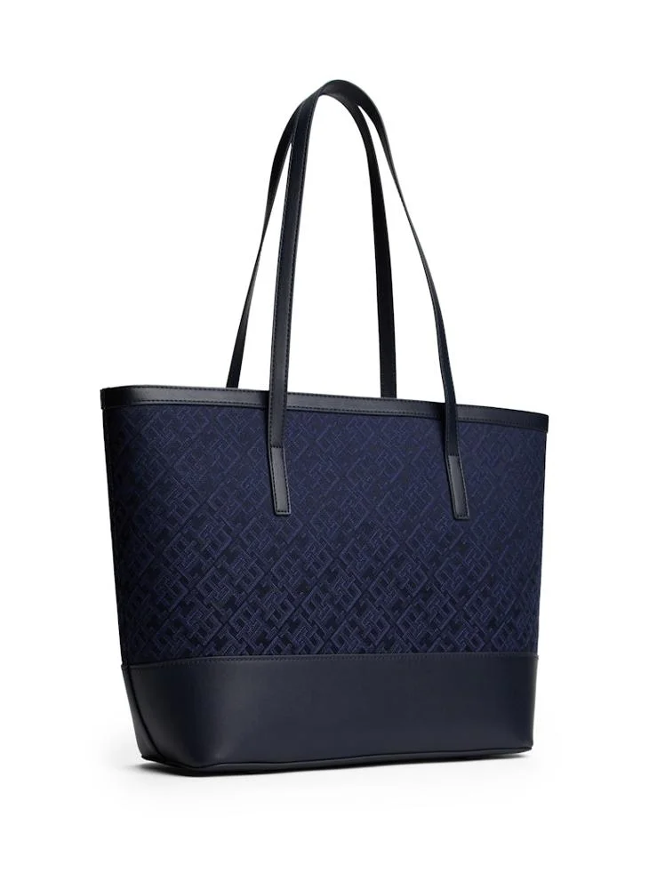 TOMMY HILFIGER Logo Jacquard Tote