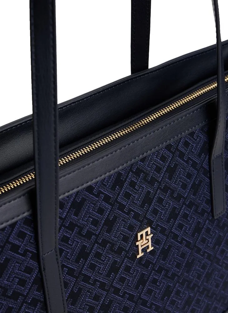 TOMMY HILFIGER Logo Jacquard Tote