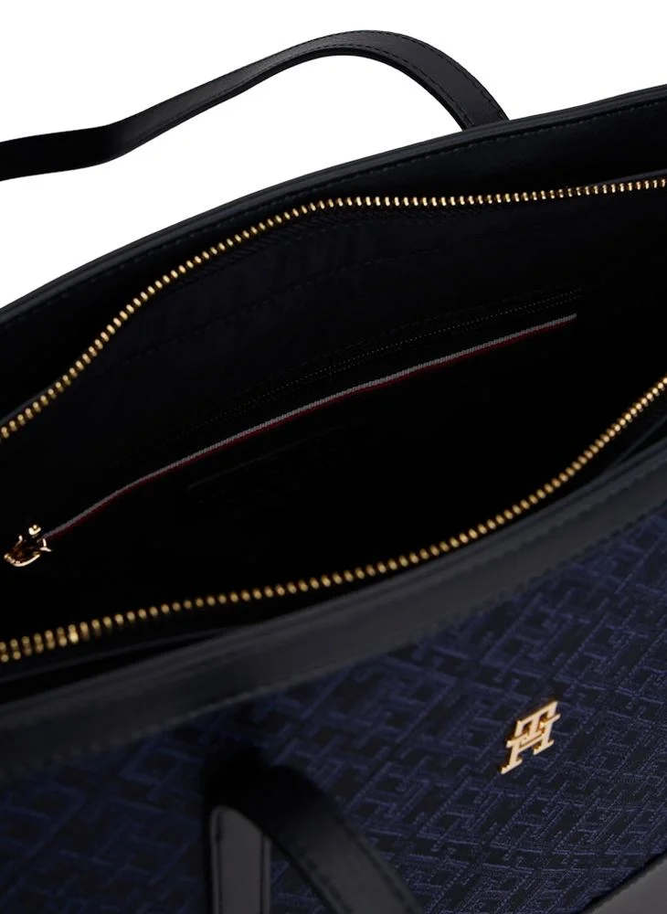 TOMMY HILFIGER Logo Jacquard Tote