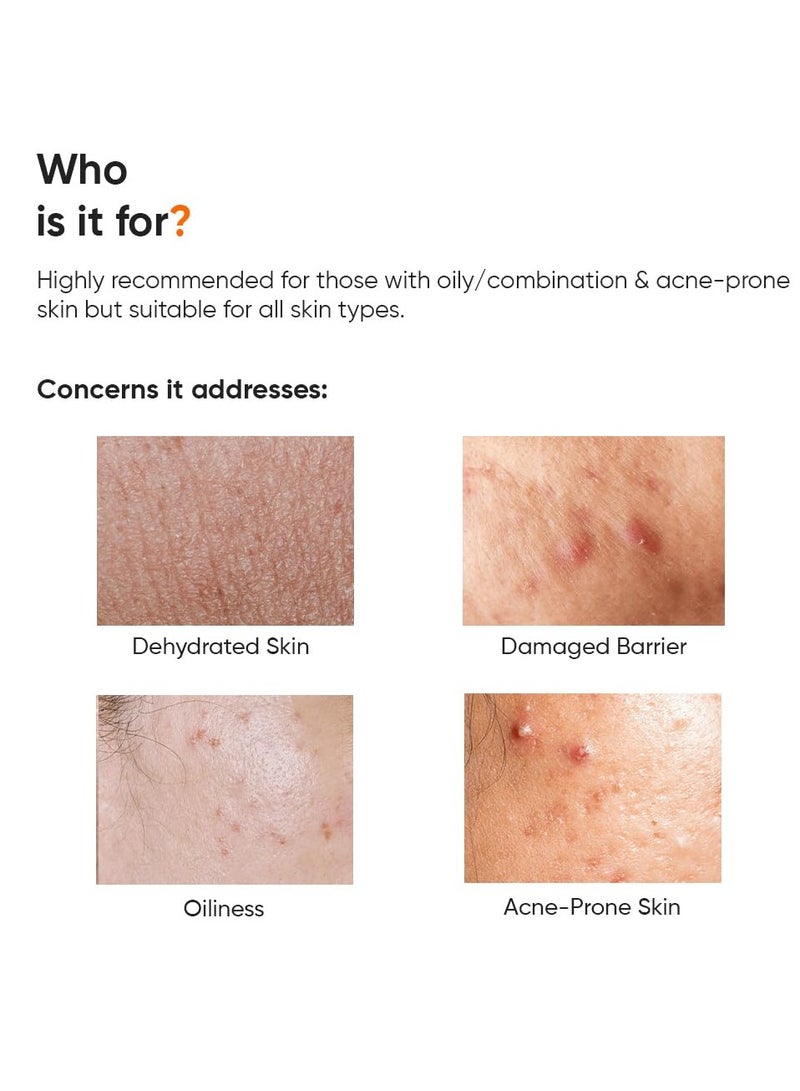 Minimalist Dehydrated Skin Moisturizer with 10% Vitamin B5 for Oily & Acne-Prone Skin | Oil-Free Hydration & Lightweight Gel Formula for Damaged Barrier Repair | Fast-Absorbing & Non-Sticky Lightweight Winter Cream For Women & Men | Fragrance-Free | 50 grams - Image 3